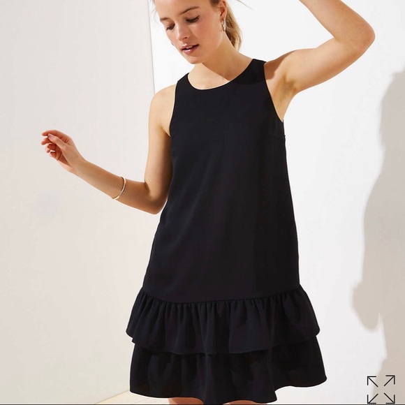 Back Cutout Ruffle Dress - Picture 2 of 2